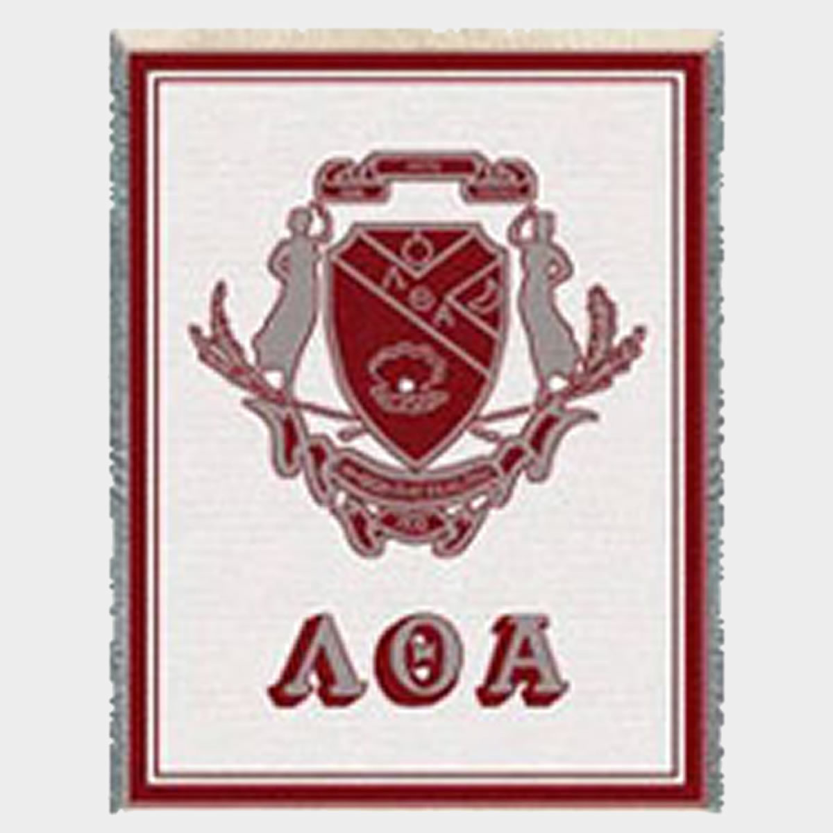 Greek nation Fraternity & Sorority ΛΘΑ Afghan Blanket